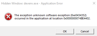 The VS setup composition package did not load correctly and exception unknown software... 39d4639a-f57b-42ff-bd04-7d8319295ba8?upload=true.png