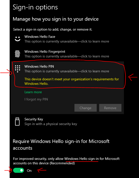 Something updated on my laptop and disabled my PIN and I now cannot reset my PIN 3a602461-7bb4-4768-9eea-43a13f405fc8?upload=true.png