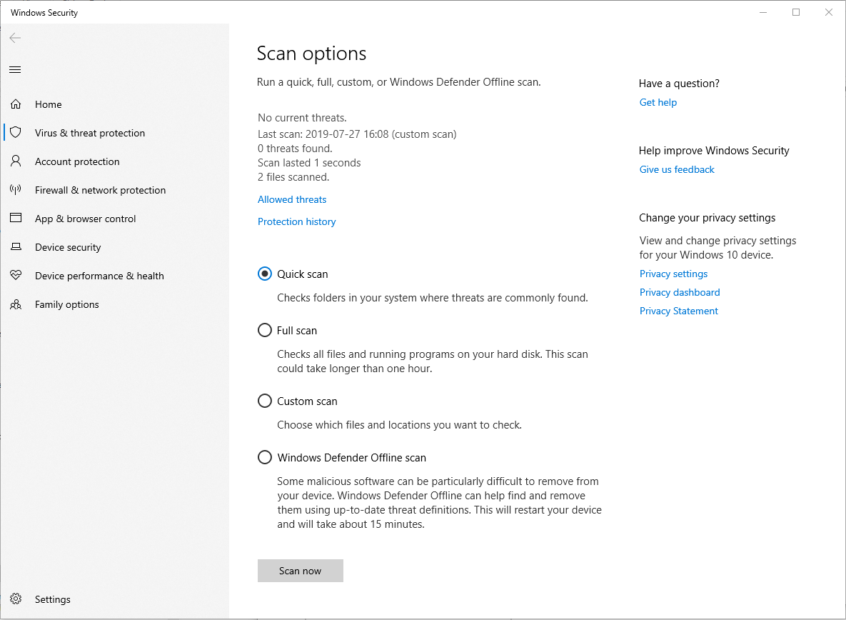 How to view Windows Defender Scan History 3a68dd9e-2d42-495a-a089-8348d5c8f9d4?upload=true.png