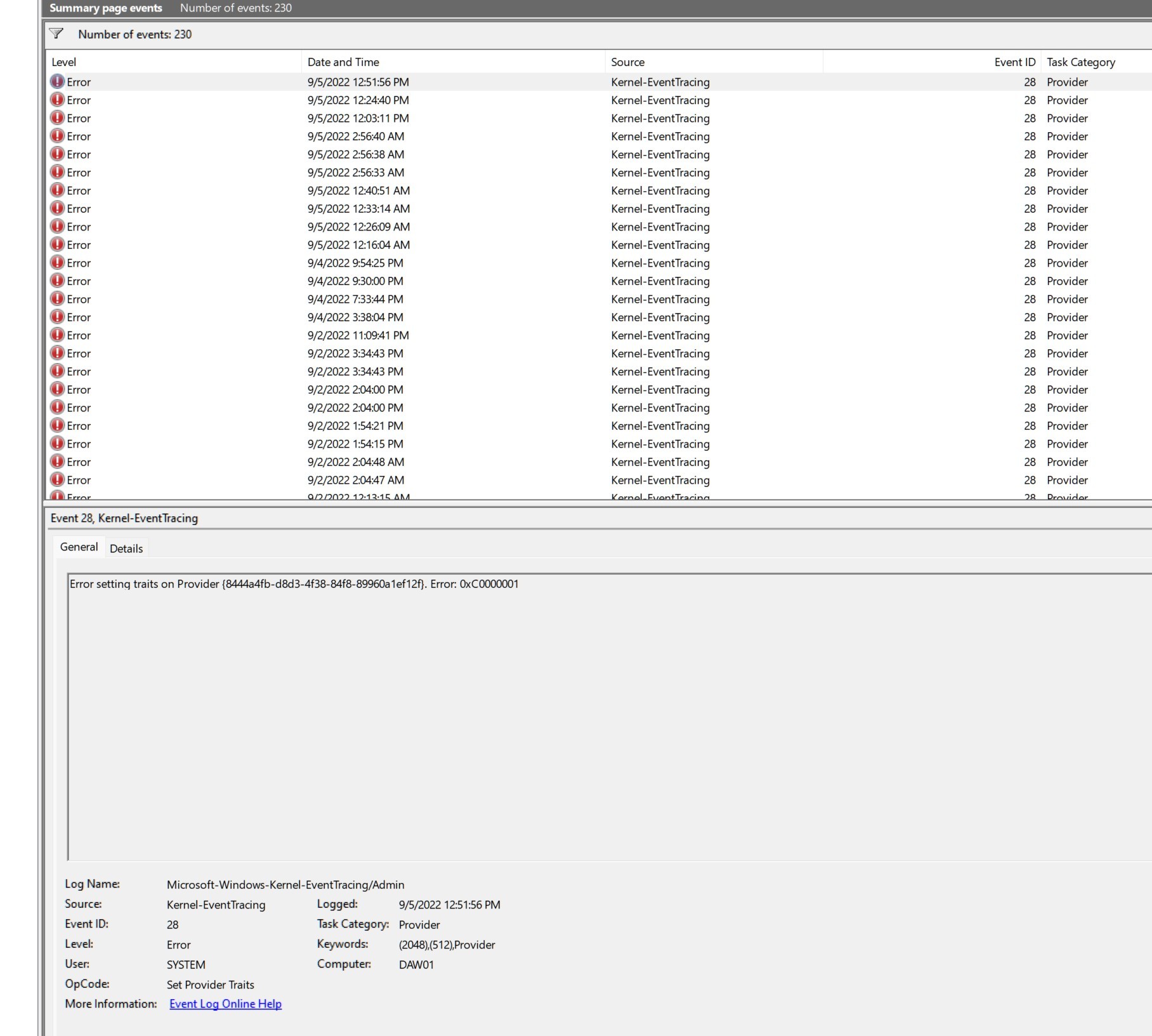 Error setting traits on Provider {8444a4fb-d8d3-4f38-84f8-89960a1ef12f}. Error: 0xC0000001 3a6f6817-398d-43ff-9014-cbac947c5fb5?upload=true.jpg