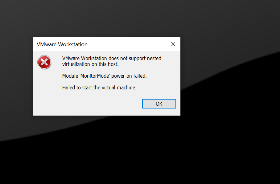 After installed WSL 2 - get an error when starting any virtual machine in VMware... 3a902387-8356-4e54-be87-5d94e4bd4b55?upload=true.png