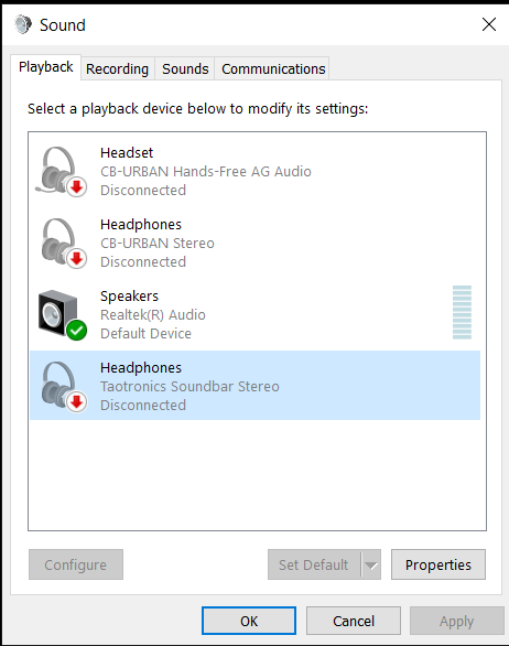 Bluetooth Speaker not recognizing as playback option. 3addbe5f-bf6e-403b-9485-6a855a76de95?upload=true.png