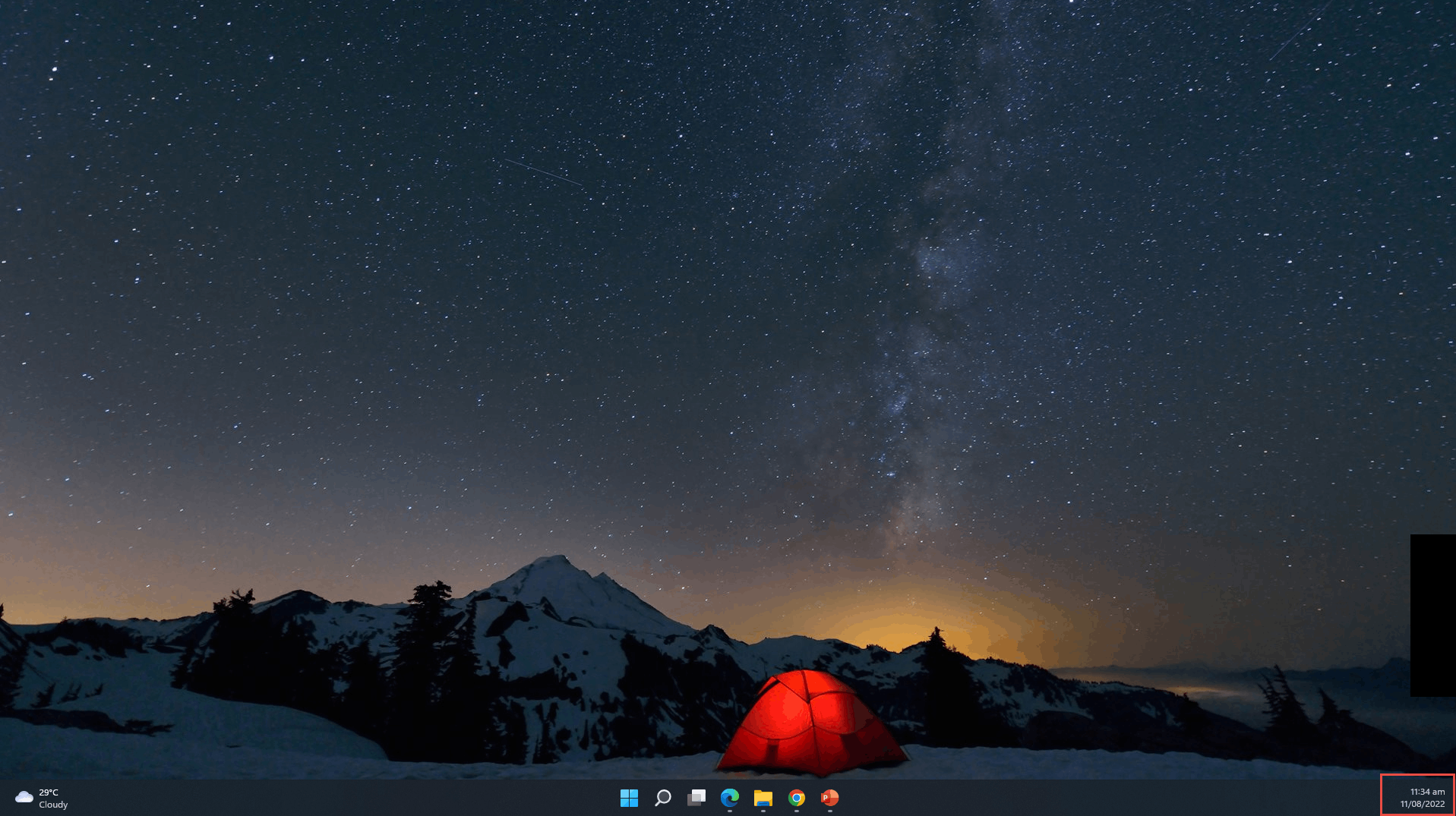 Unable to click date and time in extended screen in Windows 11 3ae184db-9163-45f8-85f5-2a784b01f173?upload=true.png