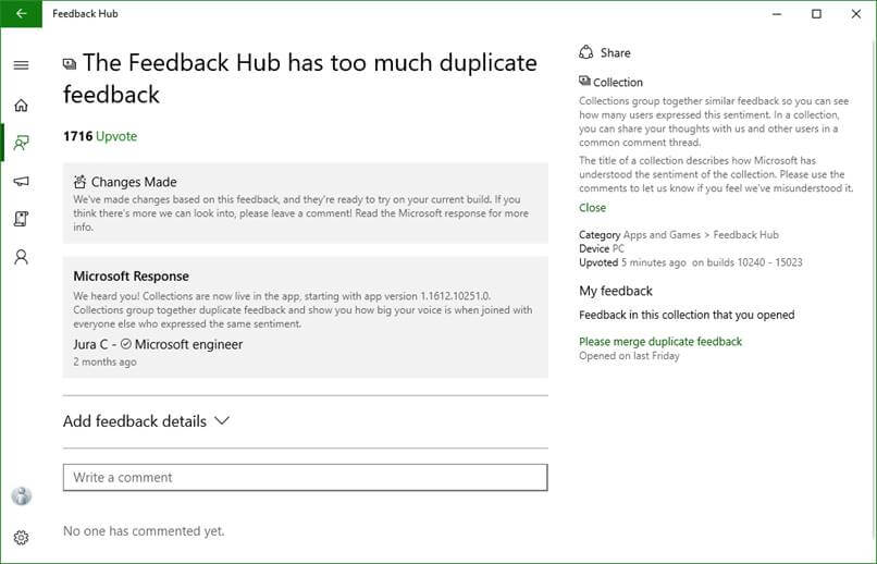 I have 189 upvotes on a solution in Feedback Hub but got no achievement for 50+ upvotes. Hmm. 3b4cba85-85ea-4ca6-b82e-4cff42b8c9d1.jpg