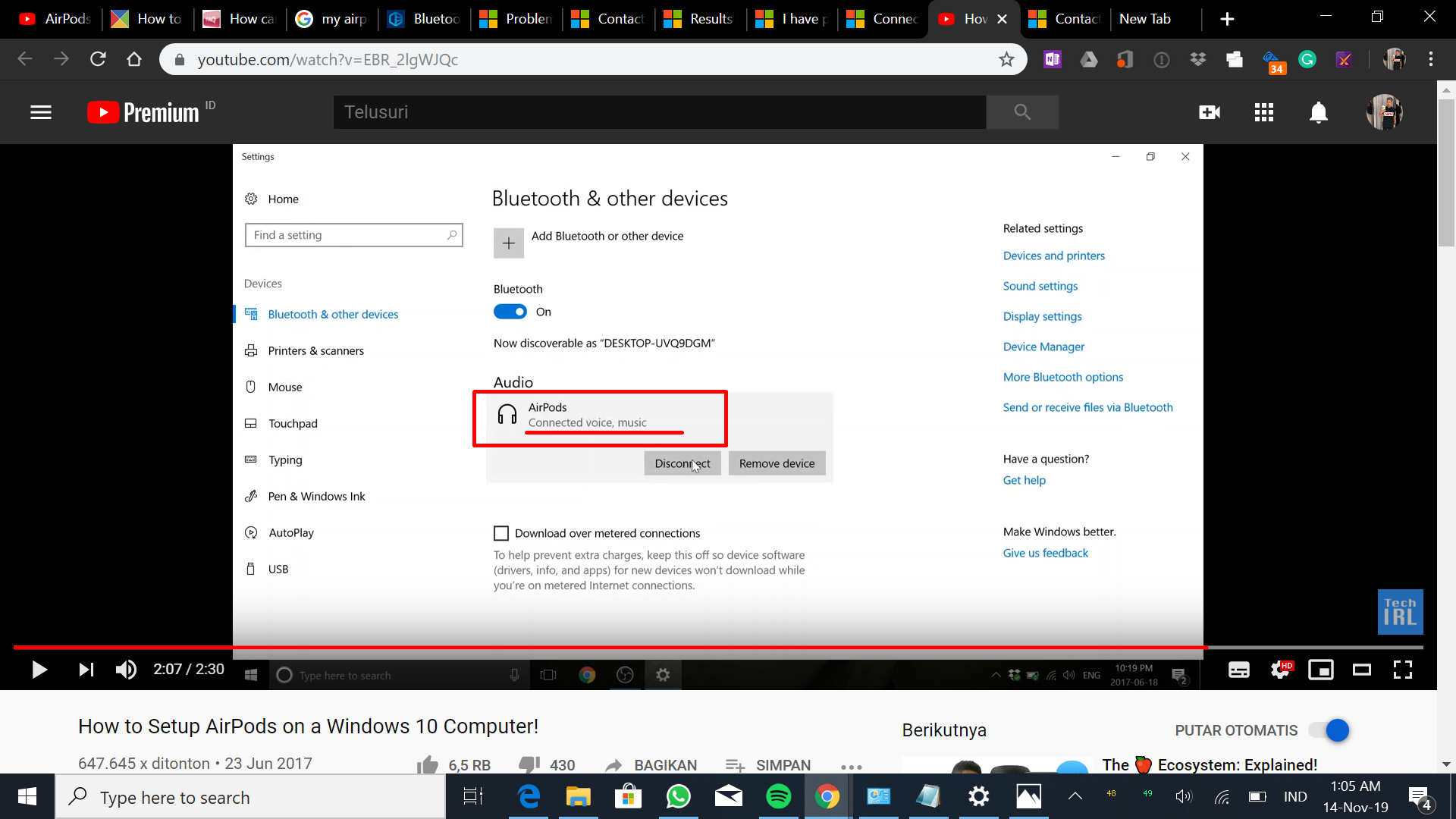 I have problem with my airpods connected to my windows 10 laptop, but no sounds 3bc595c2-e4a3-4c00-bf21-d020161b9863?upload=true.png