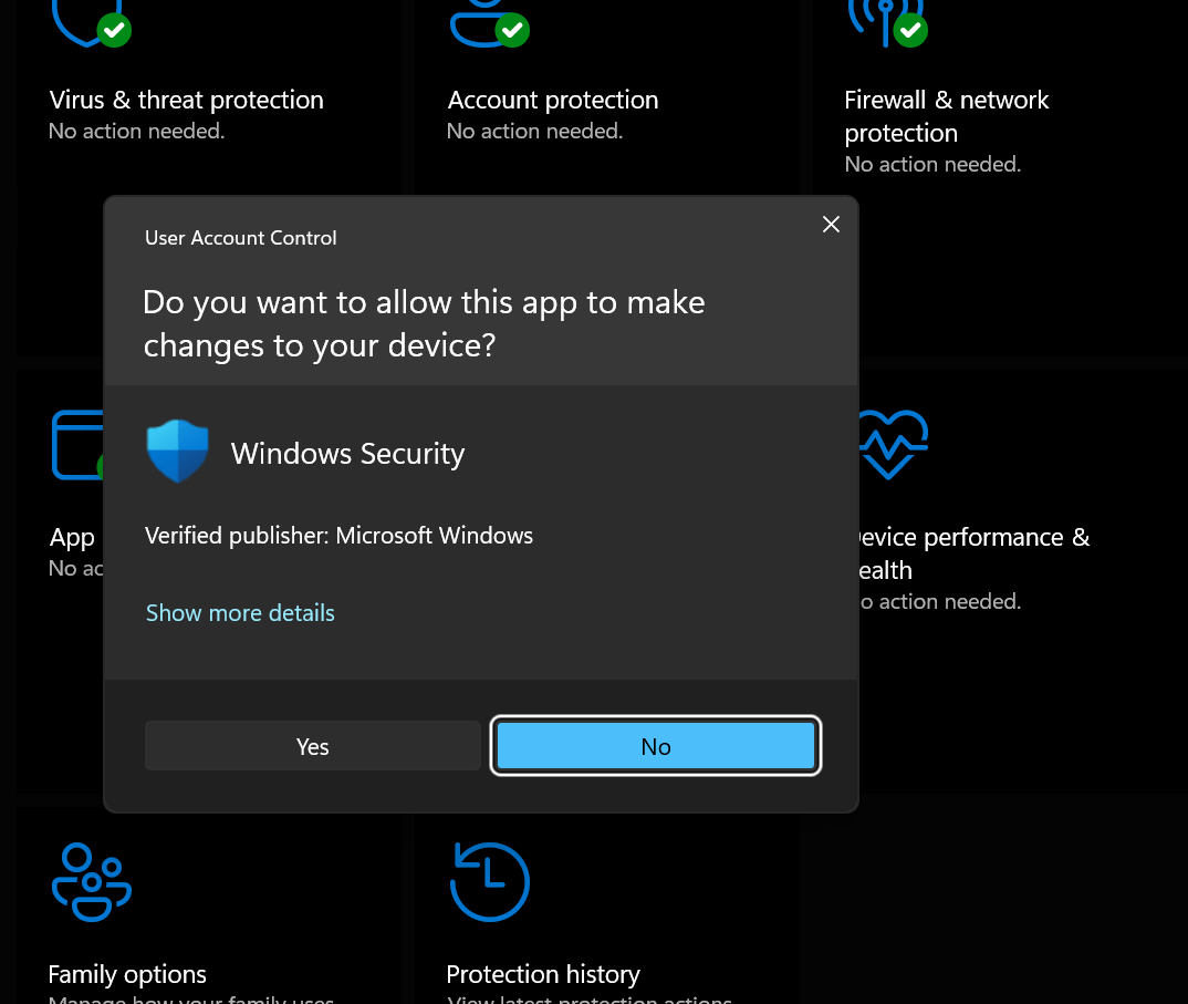 Restore dismissed security alerts. 3bccbb28-31f8-46e2-8e4b-3bc0ba1ac24e?upload=true.png