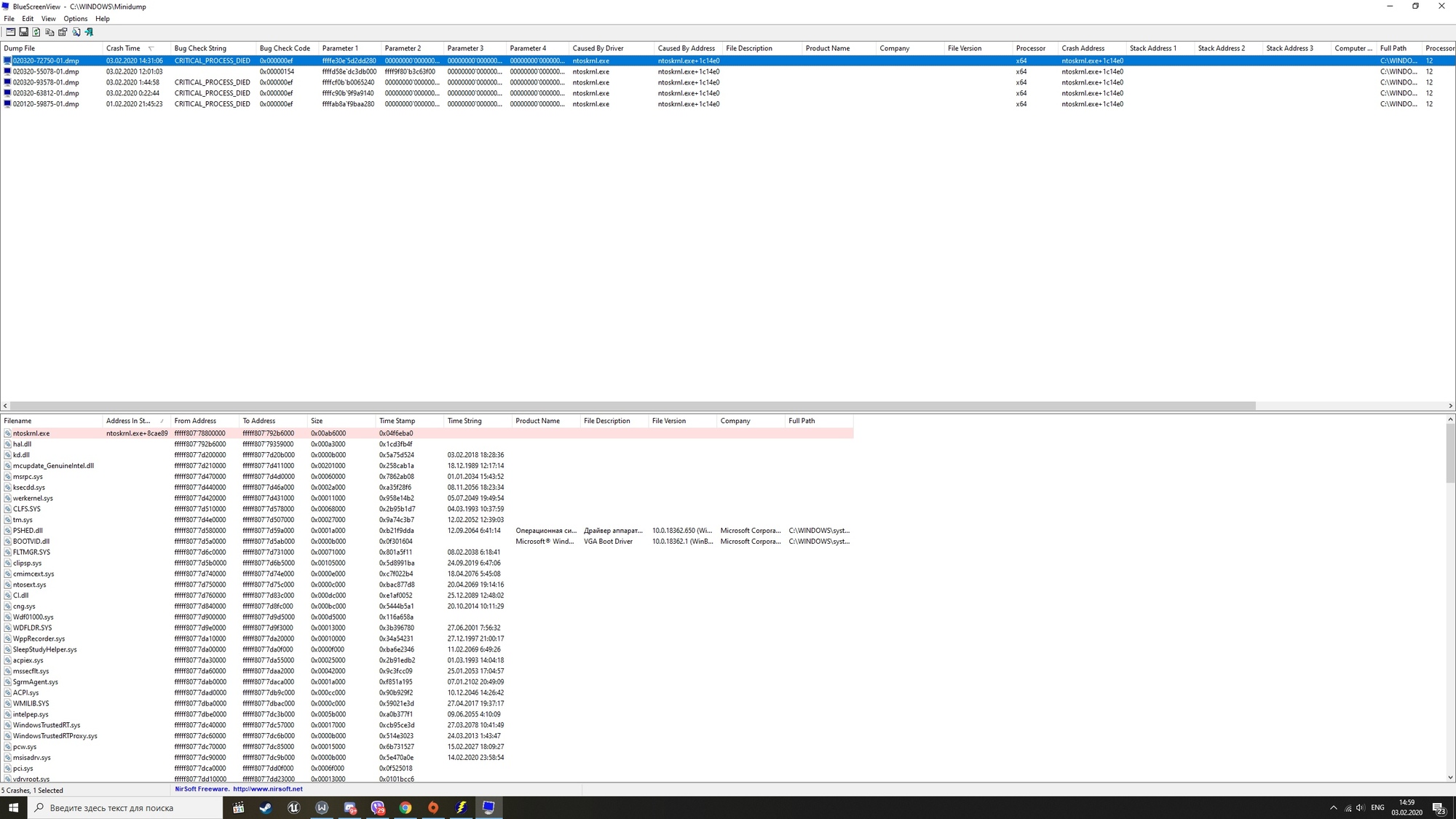 PC constantly crashes and freezes, resulting in BSOD, CRITICAL_PROCESS_DIED, error... 3bf300a6-10fe-4944-b363-34586613b6d2?upload=true.jpg