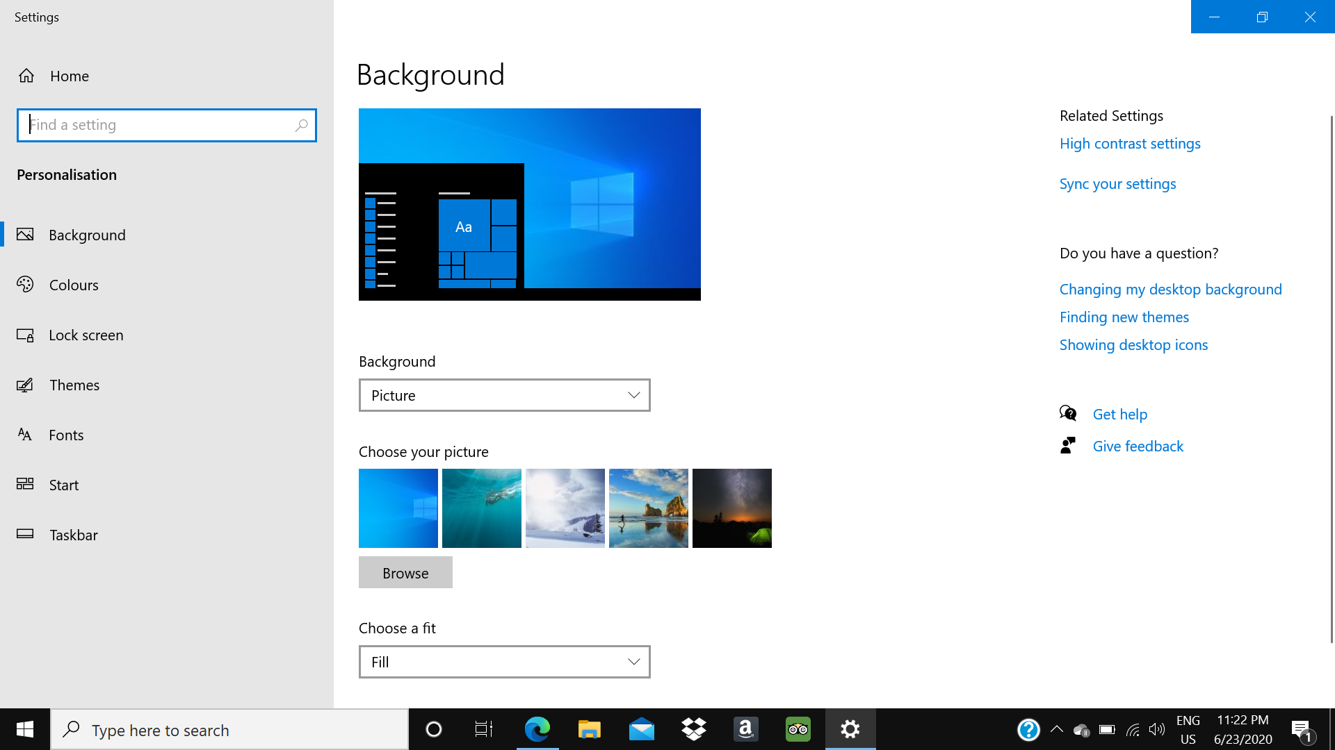 i need a default windows screen it looks like the attached screen shot 3c12731d-d652-411a-9d3d-351b28f5648e?upload=true.png