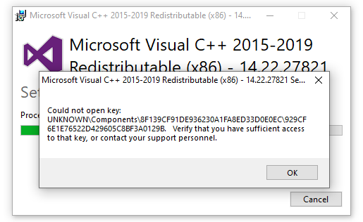 Problems installing Microsoft Visual Studio 2017-2019 Redistributable (x86) 3c7e7300-b507-471c-a51c-30ff6b297939?upload=true.png