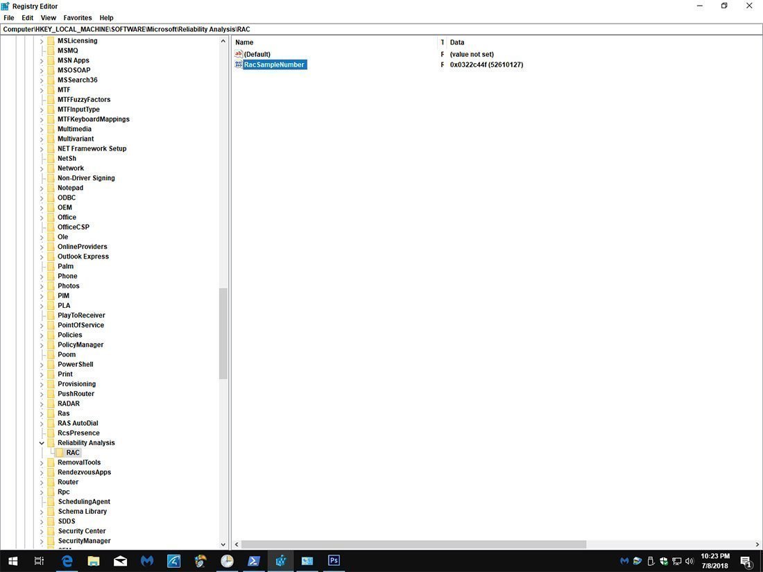 The folder C:\ProgramData\Microsoft\RAC Doesn't exist in windows 10 Reliability Monitor... 3cf73966-d3d0-4325-a960-50d0b7fc1550?upload=true.jpg