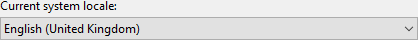 Whenever my locale is set to English United Kingdom it appears in System Information as... 3d5b1da6-2dab-40a6-ad61-7c0d18f0e971?upload=true.png