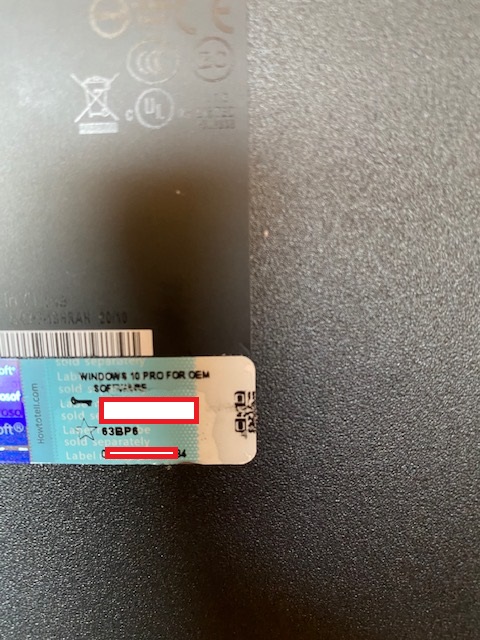 I bought a lenovo ThinkPad laptop and the shop offered me a licensed Windows 10 Pro with... 3d5ec505-5200-4ad2-95dc-3cbe5ca4e047?upload=true.jpg