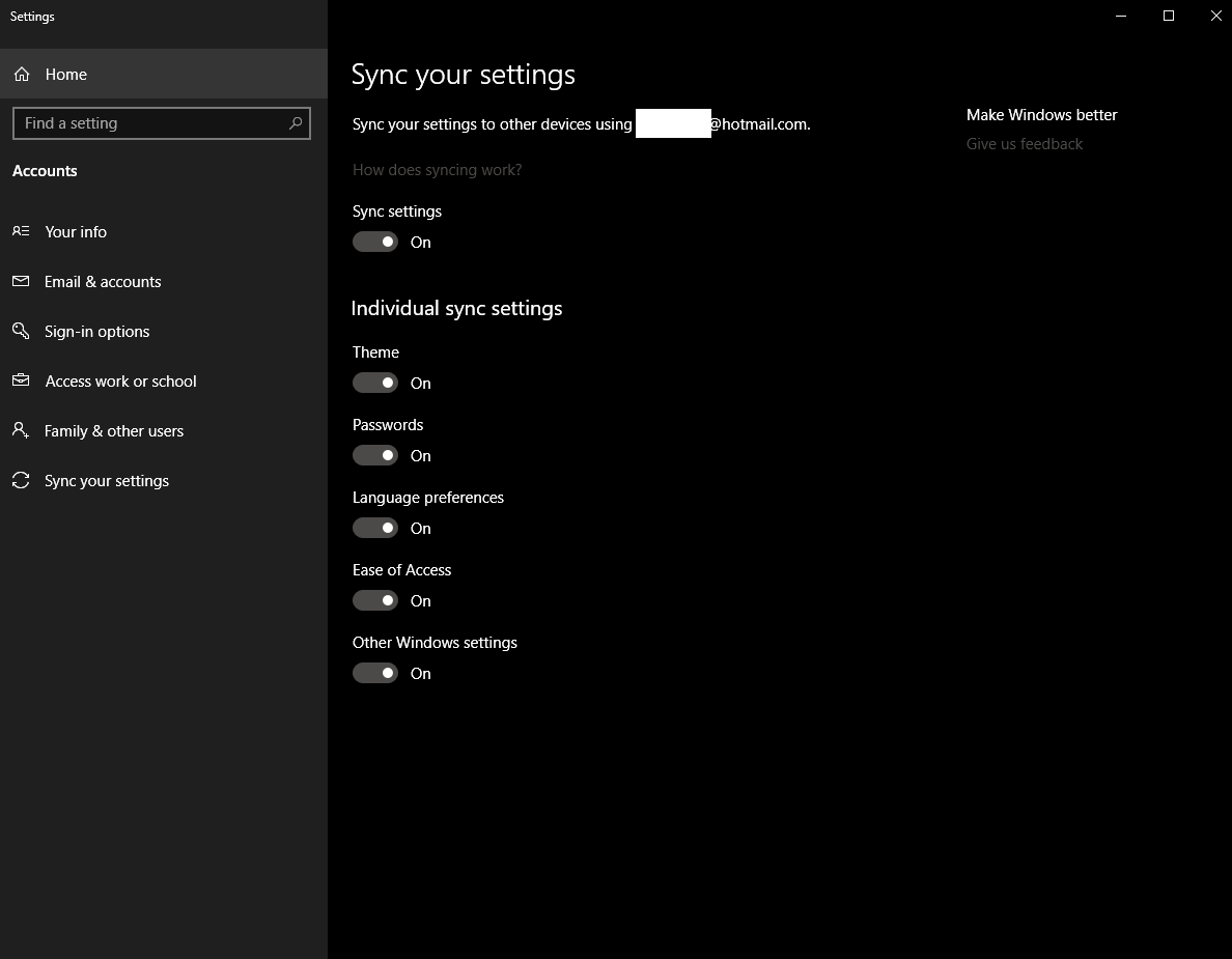 Windows 10 Pro -- Wallpaper and Lock screen settings not synchronizing to new install 3d81031f-fe5a-48fc-bd51-ba0b9facb4d4?upload=true.png