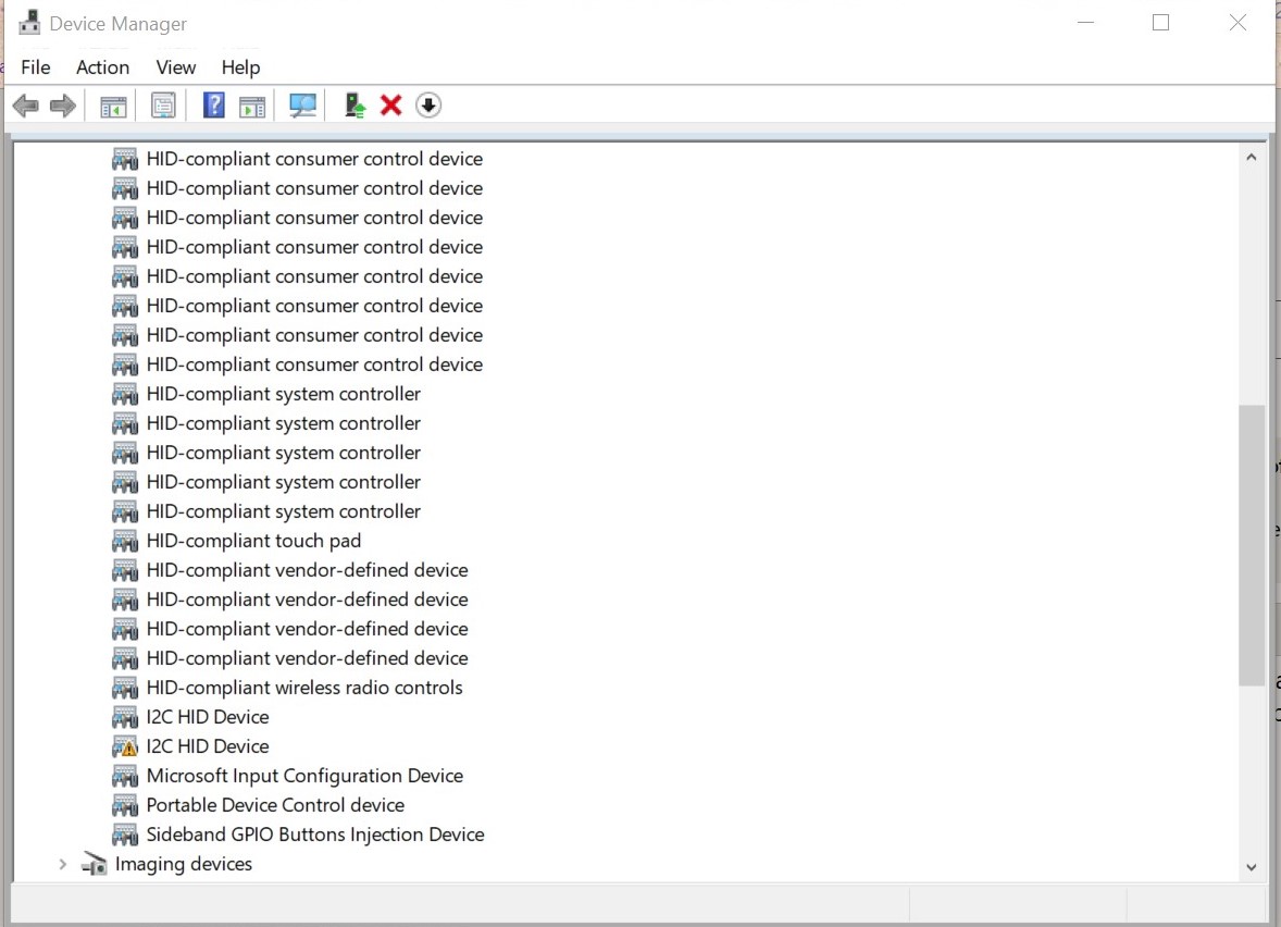 Touchscreen not working - I2C HID Device Code 10 3e1634d1-ef3c-4d01-b551-49fde71e8674?upload=true.jpg
