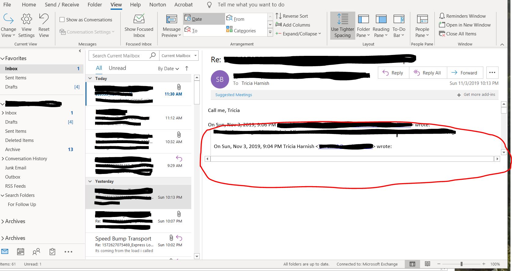 Reading pane size decreased suddenly 3e587d59-df55-41ef-a713-0e29a2456cc7?upload=true.jpg