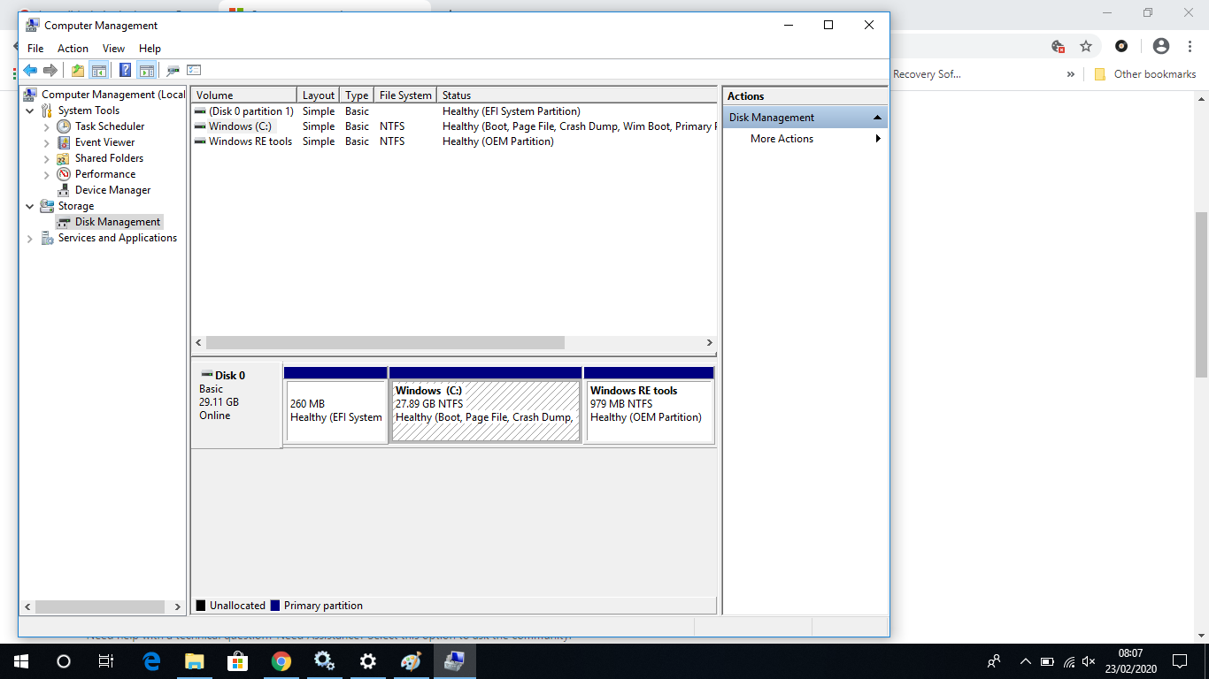 Windows 10 reset has removed all disk space.. Please HELP! 3f555d68-afc1-4595-8191-25a21e7afce0?upload=true.png