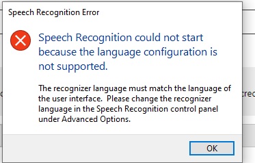 Speech recognition not available in current display language 3f5c90c9-2451-4092-91be-0b5026c8745a?upload=true.jpg