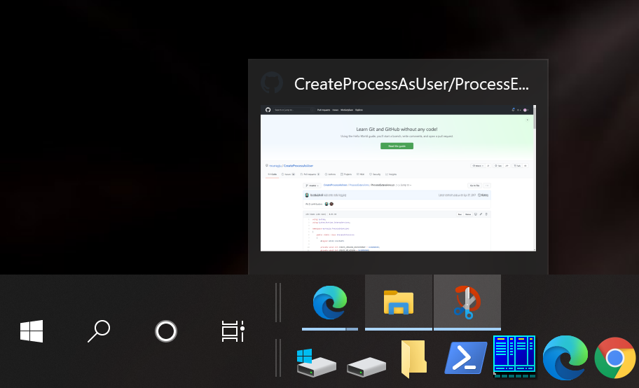 Windows displays Edge Browser preview for the File Explorer in the task bar 3feb5074-527f-4c95-a716-83873d135e2c?upload=true.png
