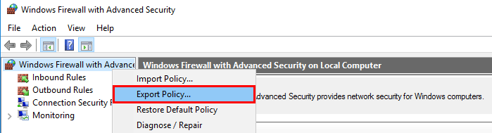 Block all in/out traffic except to a single IP in Windows Defender Firewall 3GC9R.png