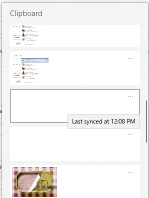 The Windows Clipboard is only able to save a history of screenshots, text entries show as blank 3REks8Lwvu2iEL2CwtZxoyjMP8DM%2BpBiHMR%2FwDeOqjAgLOvcjk7bMIefCJwd47hZUUugdmtZuDp8mzvYdeMTIGTQA%3D.png