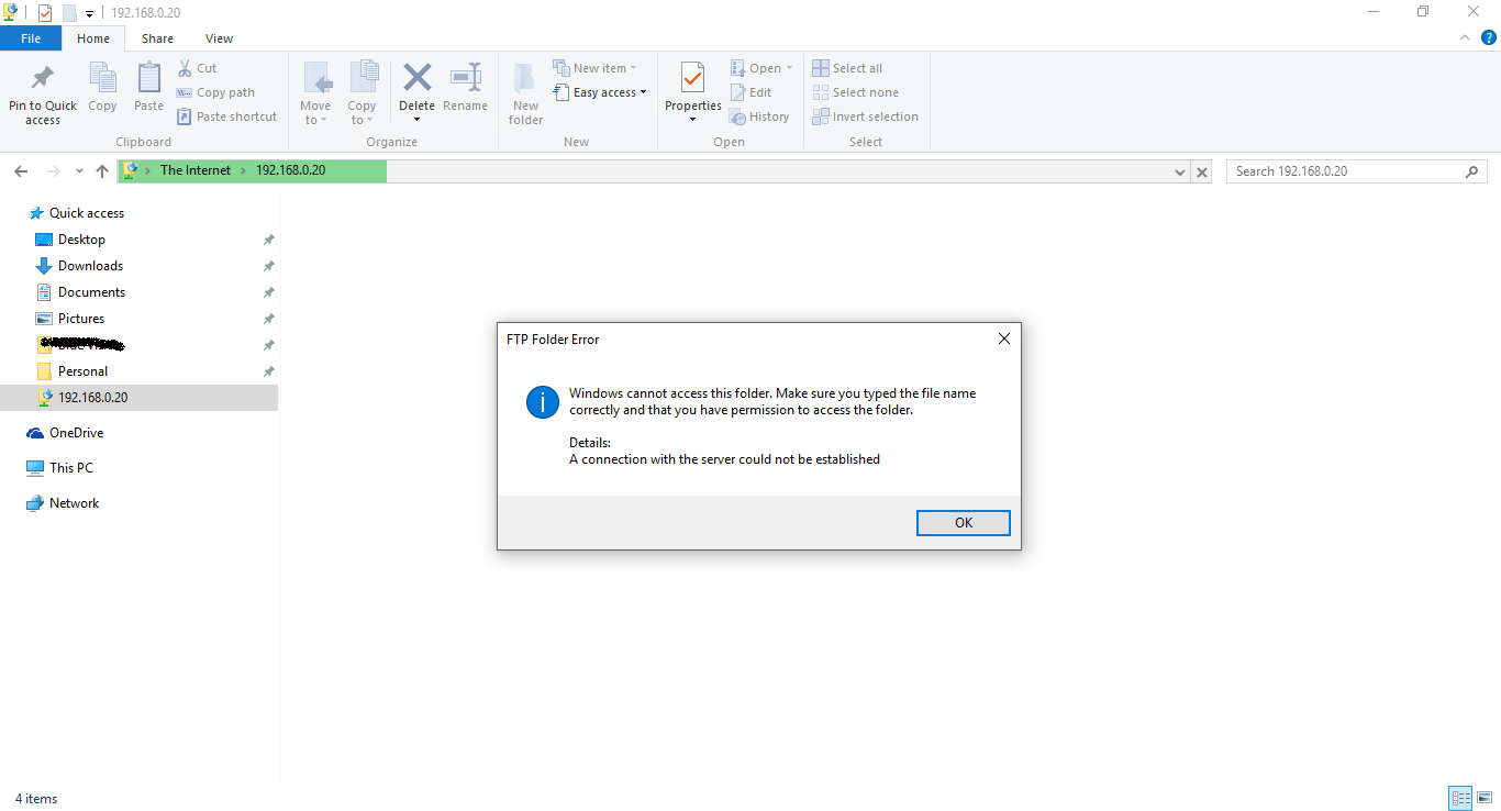 How to remove non-existent mounted network drive from Quick Access? 3Sajr.png
