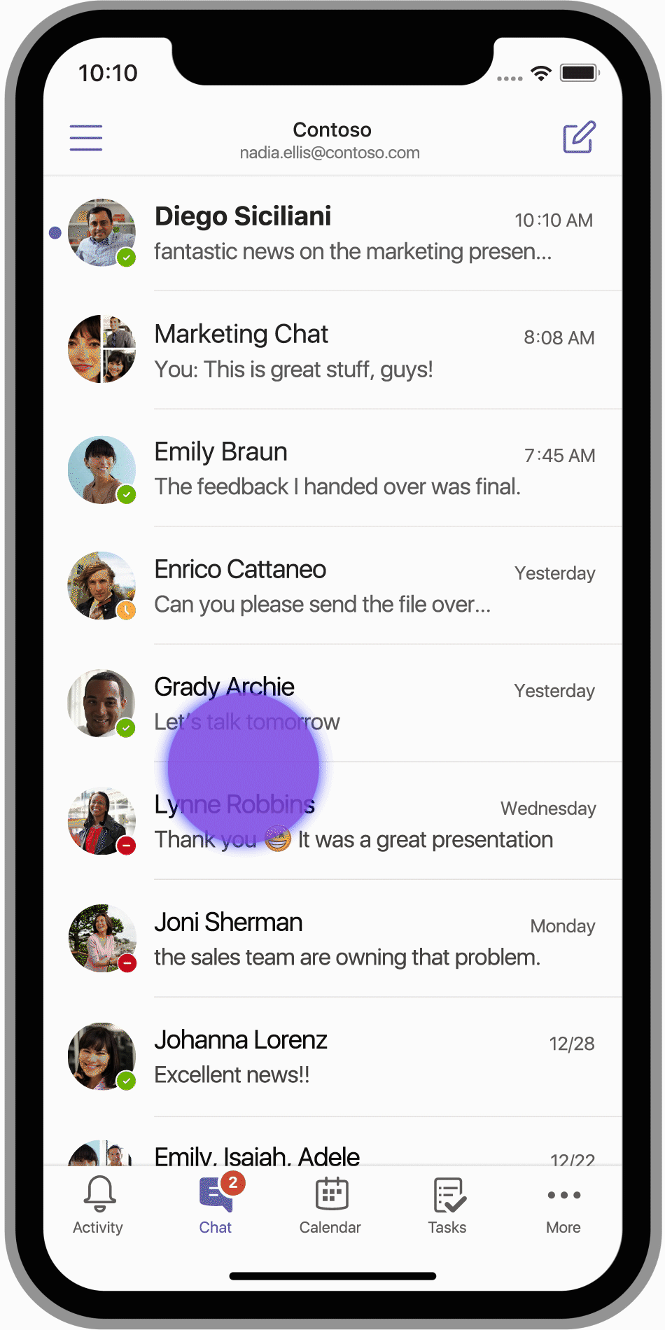 What is new in Microsoft 365 in June 2020 4-IMAGE_Teams_Work-and-Personal-life.gif