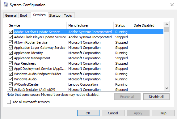 Windows system apps like System Configuration or Device Manager not responding 4013455_en_1.png