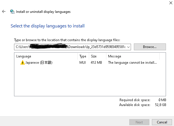 Can't install japanese language pack in Windows 10 403449b8-009f-42ac-aae0-ac8fb7d1c7f1?upload=true.png