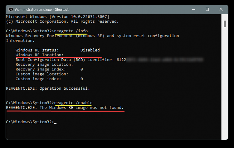 I have 530MB WinRE partition and 100% free but still I am getting KB5034441 -Error 0x80070643. 403831d1705591861t-kb5034441-0x80070643-error-despite-no-winre-volume-image1.png