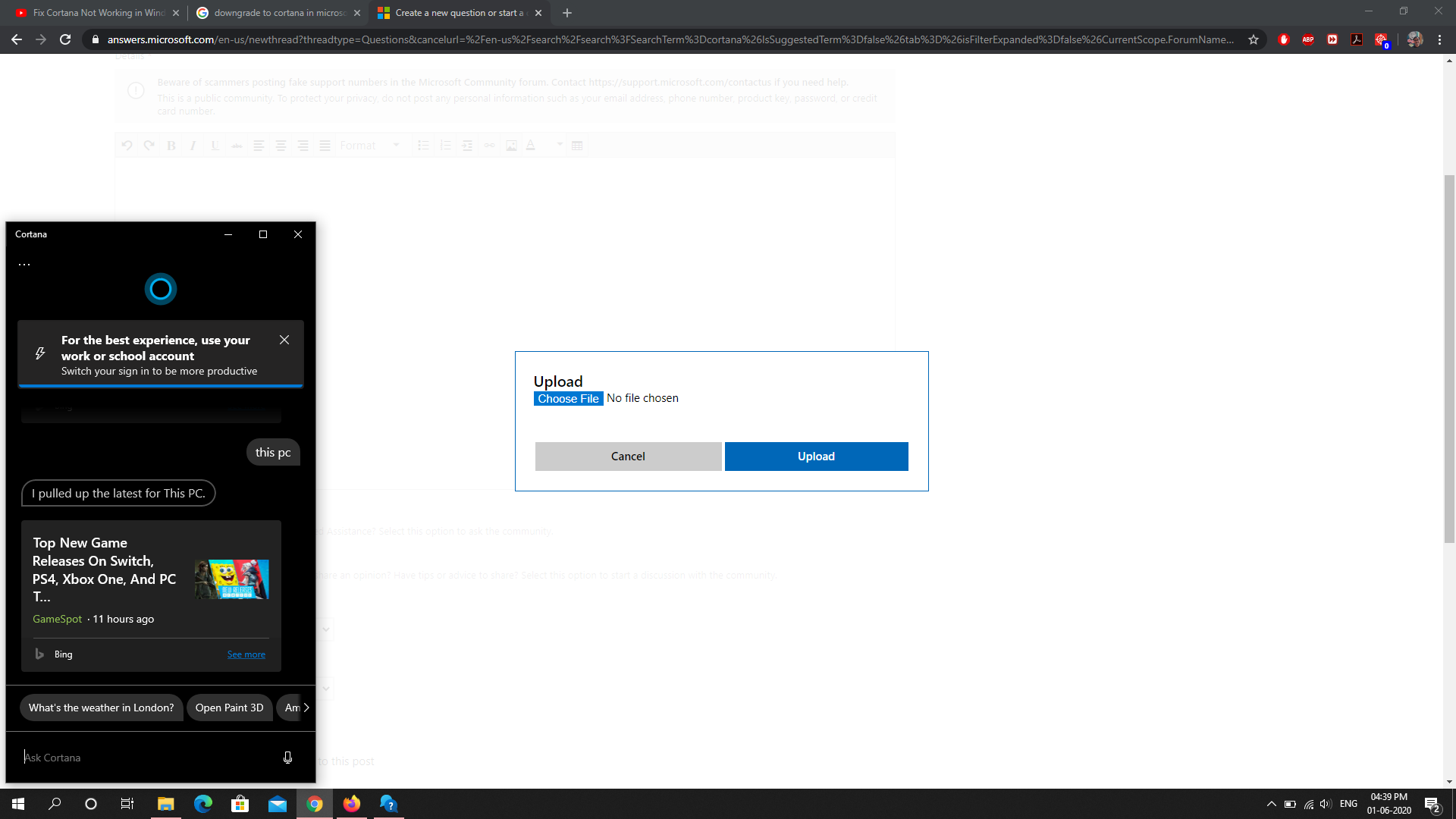 Cortana not working after updating to version 2.2005.5739.0 403d6103-429f-44c2-957f-663f72400db8?upload=true.png