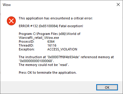 Constant application crashes with a variety of errors, majority being "Access Violation" 4070e49e-8455-46f1-93e0-16aa6f447590?upload=true.png