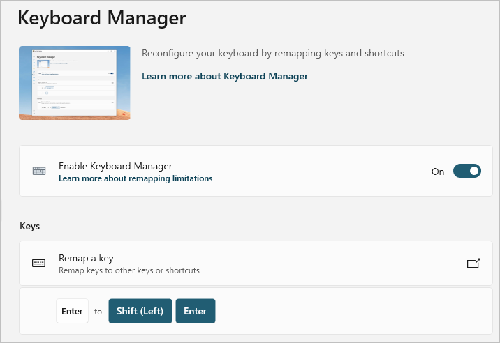 Powertoys keyboard remapping 409483t-any-suggestion-how-remap-keyboard-enter-shift-enter-powertoys-keyboard-manager-remap-key.png