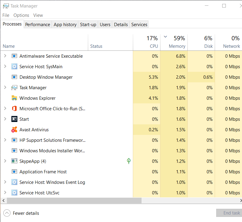 100% disk, 40% CPU and 60% memory on a wiped computer? 409b71e5-b661-44e7-845a-3c4469d7648a?upload=true.png