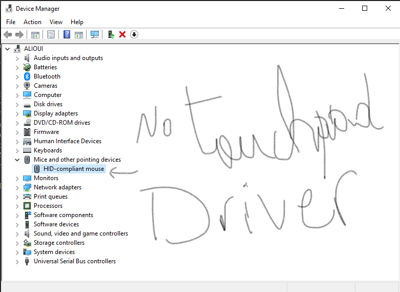 Touchpad not working and cursor disappeared 409bf6e2-884a-4dc5-bde4-c4d44996865f?upload=true.png