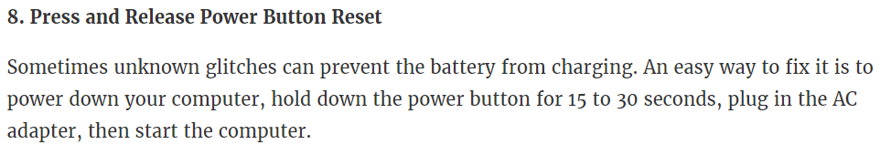 My computer fails to charge and I suspect it is a software issue, but don't know how to fix it. 40bbc33c-2f62-4c68-83d6-364a2c31a2be?upload=true.png