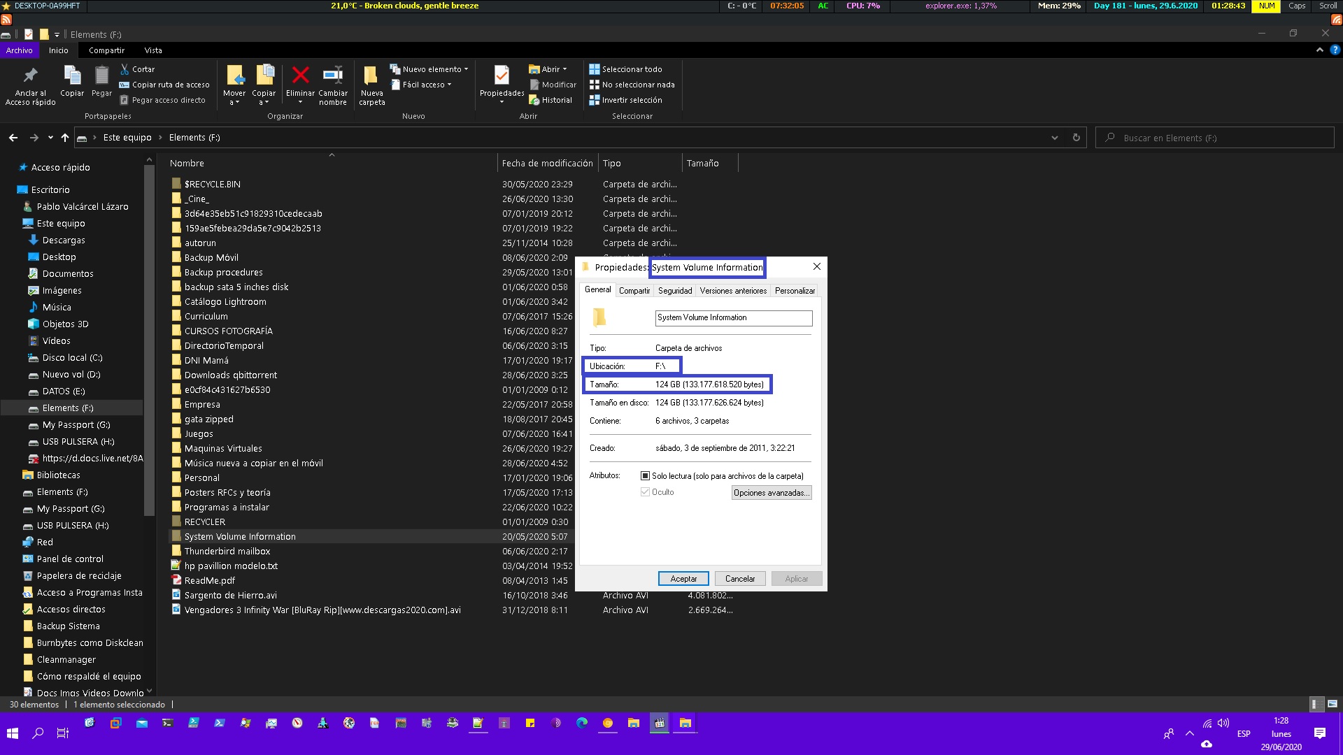 Windows 10 System Volume Information Folder Size increased huge after several failed... 40d6c618-bfbc-4fb1-98be-41b7f093c886?upload=true.jpg