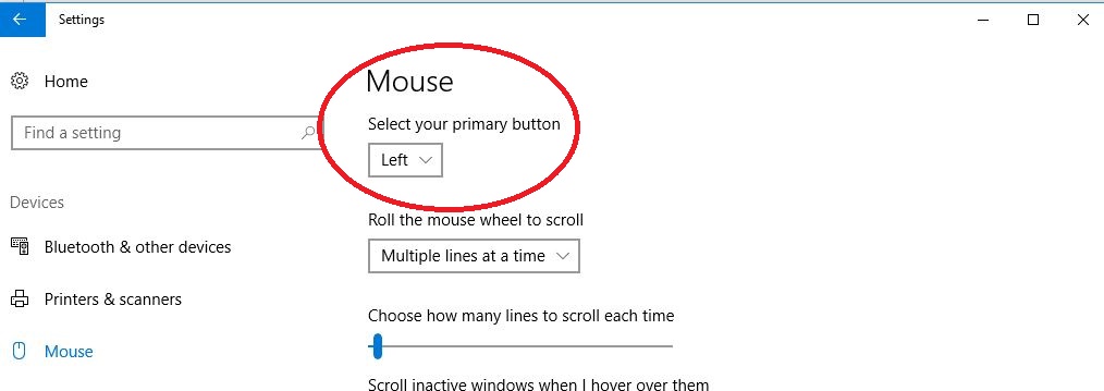 Mouse buttons keep reverting to right handed operation in Windows 10 4119a59c-654f-4ba1-b129-c6232c0cc138?upload=true.jpg