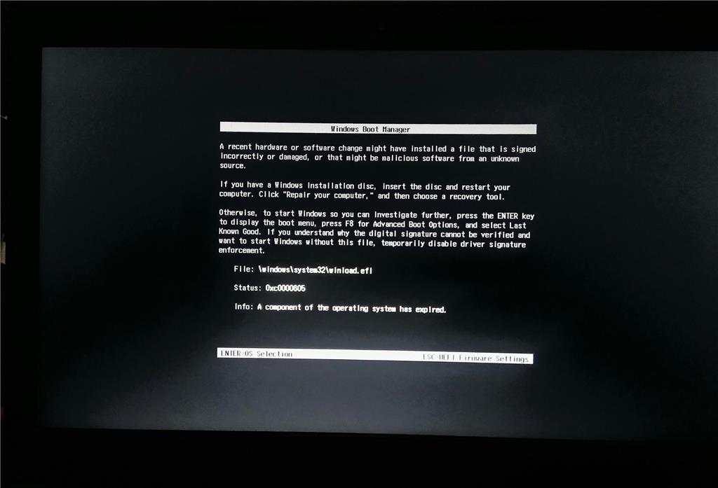 laptop failed to update: 0xc0000605 4131493f-519c-41da-8a32-51a9c3004e7c.jpg
