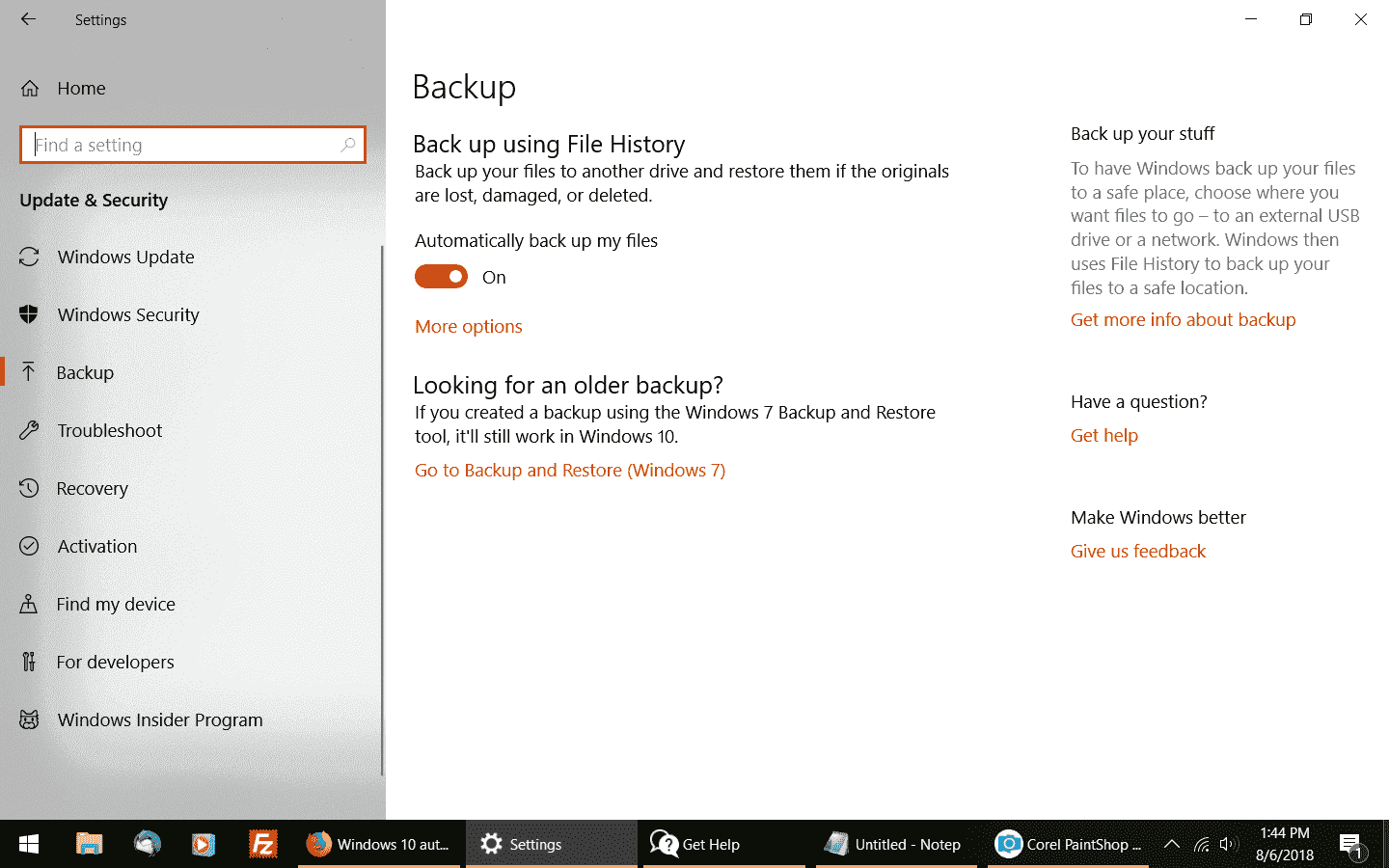 Microsoft Backup Stopped after Windows 1803 update 414240e4-5c3d-4056-bde8-258a13d31499?upload=true.png
