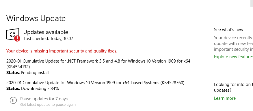 can Not update my Custom PC desktop 8700 i7 - neither pause updates... what you recommend... 41b08aba-d1d5-4ea9-9bea-9743898a22be?upload=true.png