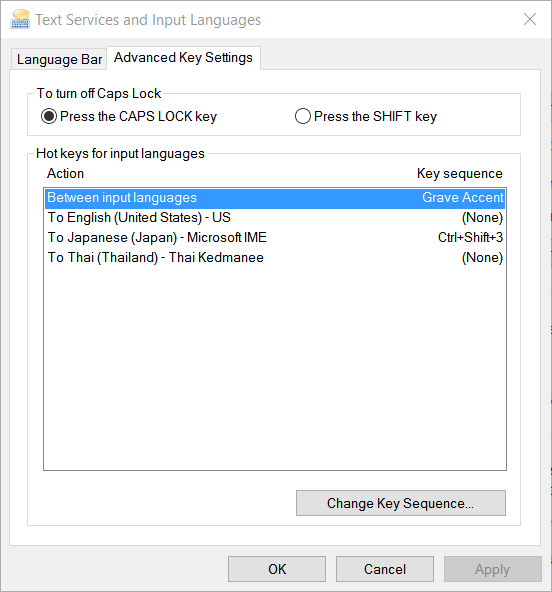 hot key for Hebrew input language is not working. 41fb3b18-010d-4b7b-9a6c-b3d4bd238744.png