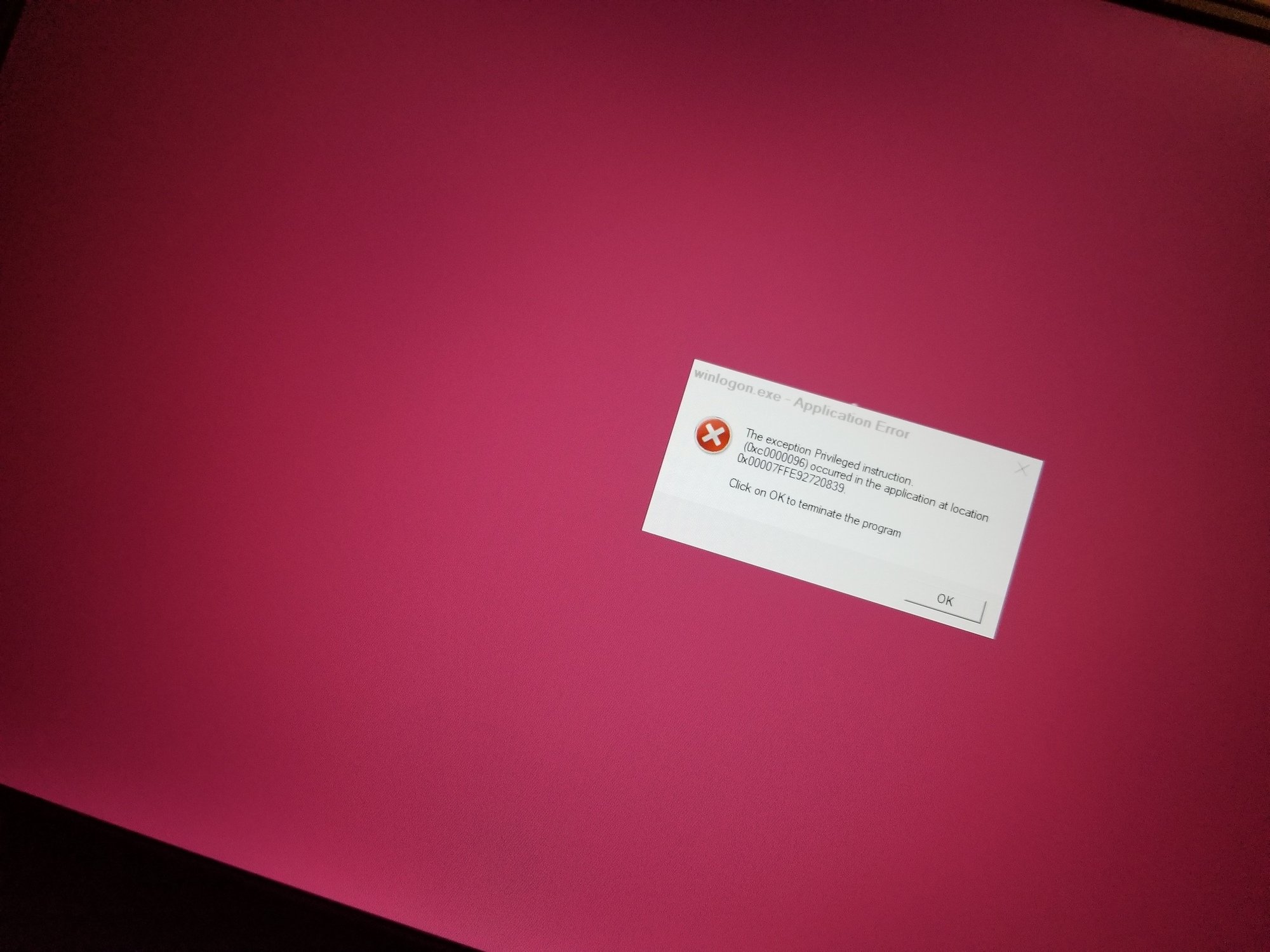 Winlogon.Exe 0xc0000096  location 0x00007FFD773A0839  HELP PLEASE 422b8bfa-747a-4940-ac2a-a155366d8a1d?upload=true.jpg