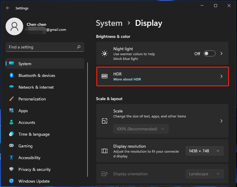 Turning off "Auto Color Management" when using HDR. How? 425b9097-f505-47f4-ba04-c0cd9f7a9689?upload=true.png