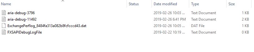 How are Aria Debug files created and what is their purpose? 4262f428-88bb-4c09-b4ec-3063792bf34c?upload=true.jpg