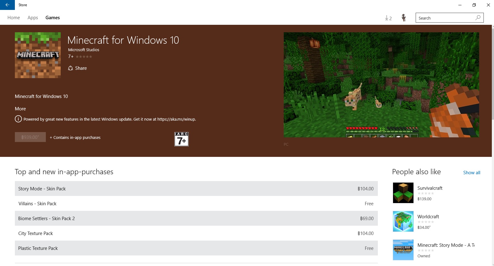 i  redeemed minecraft for window 10 but in store it not have install button 429e8ec2-953f-4018-93ea-d30a1119a814?upload=true.jpg