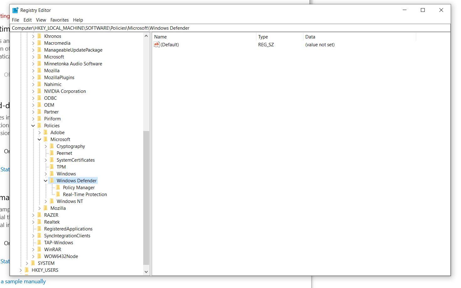 Virus & threat protection is managed by your Admin windows 10 42d9268e-5cdf-4b39-8679-d2149340ff7e?upload=true.jpg