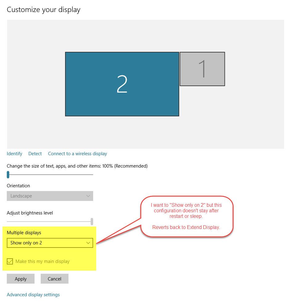 Extended display setting reverts to duplicate after laptop startup 42fe4e60-53dc-45ff-802a-544104d6079c.png
