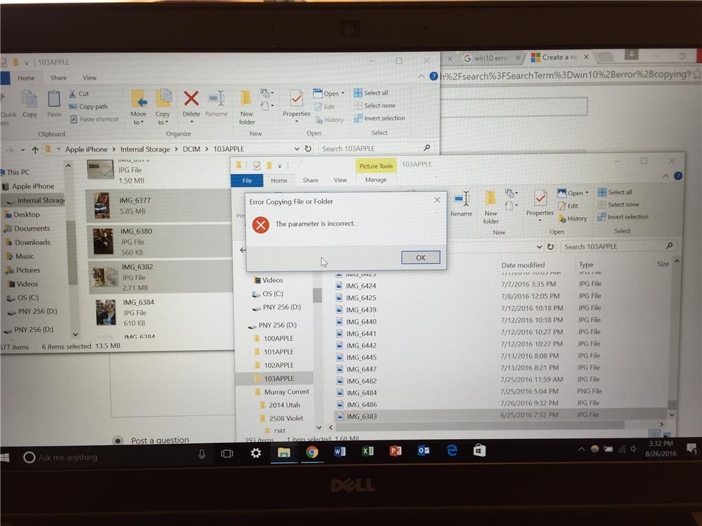 Cant open a specific folder due to "The Parameter is incorrect" error 43363b31-3990-4c53-90db-441af4bc9e0f.jpg