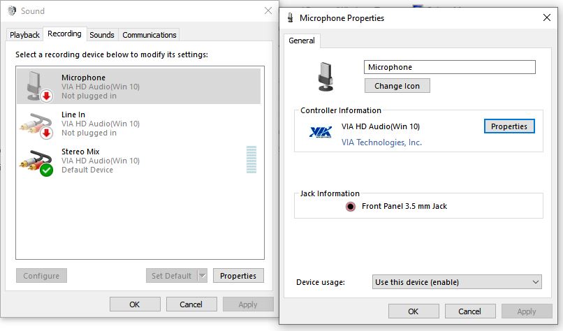 Headset mic not detected in any port - Windows 10 435617a7-b18a-4aab-97e4-0a406d3e3c6e?upload=true.jpg