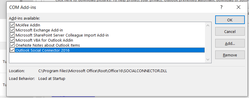 Mistakenly removed Microsoft VBA addin for Outlook (O365-Outlook16) 43a2dde7-9530-43bd-b83c-417bb51a6118?upload=true.png
